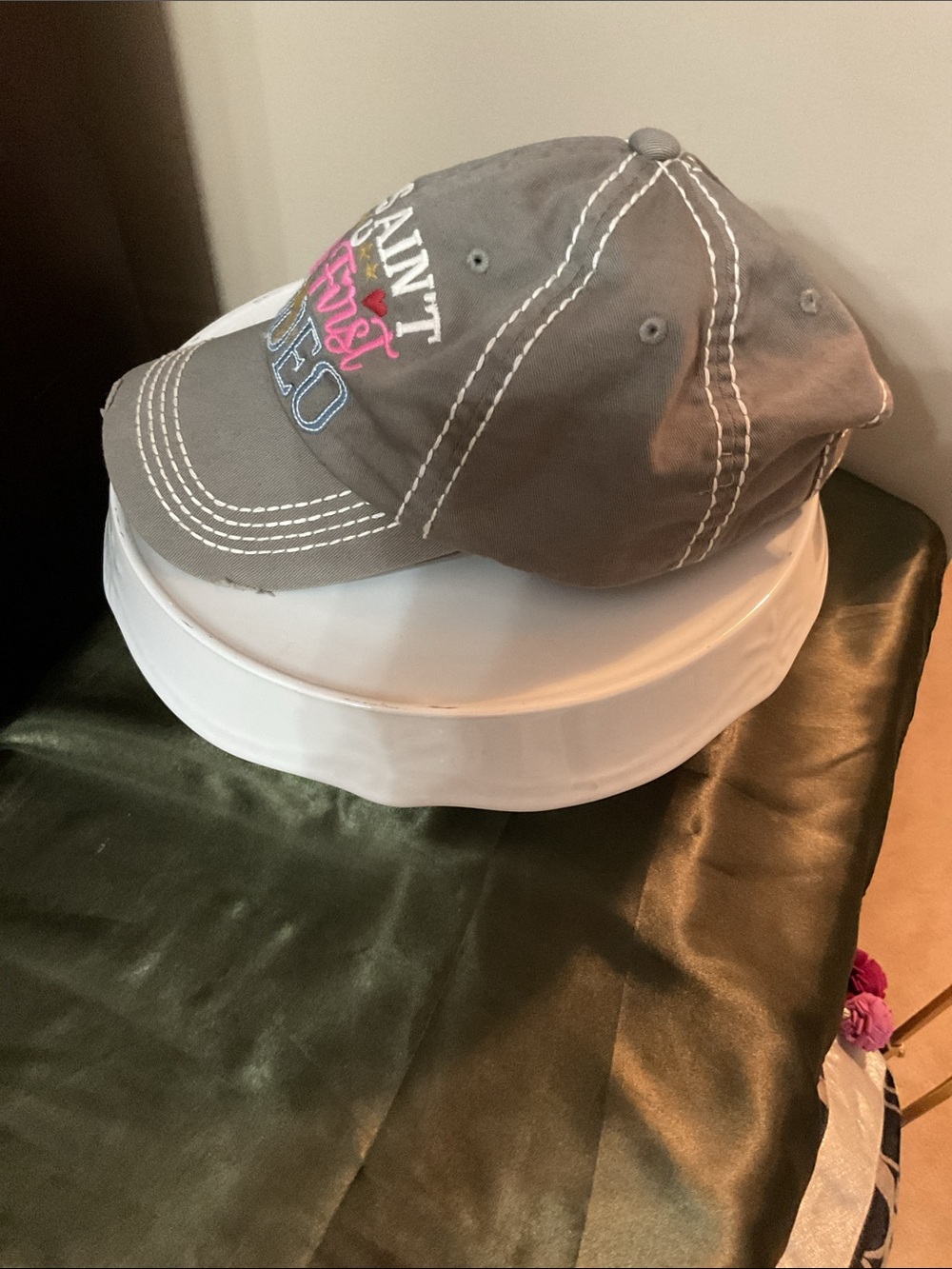 - "This Ain't My First Rodeo" Embroidered Hat - Picture 4 of 5